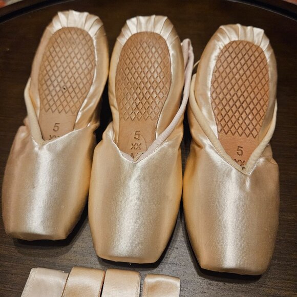 Grishko Ulanova I Pointe Shoes - Size: 5 XX M - Picture 3 of 10